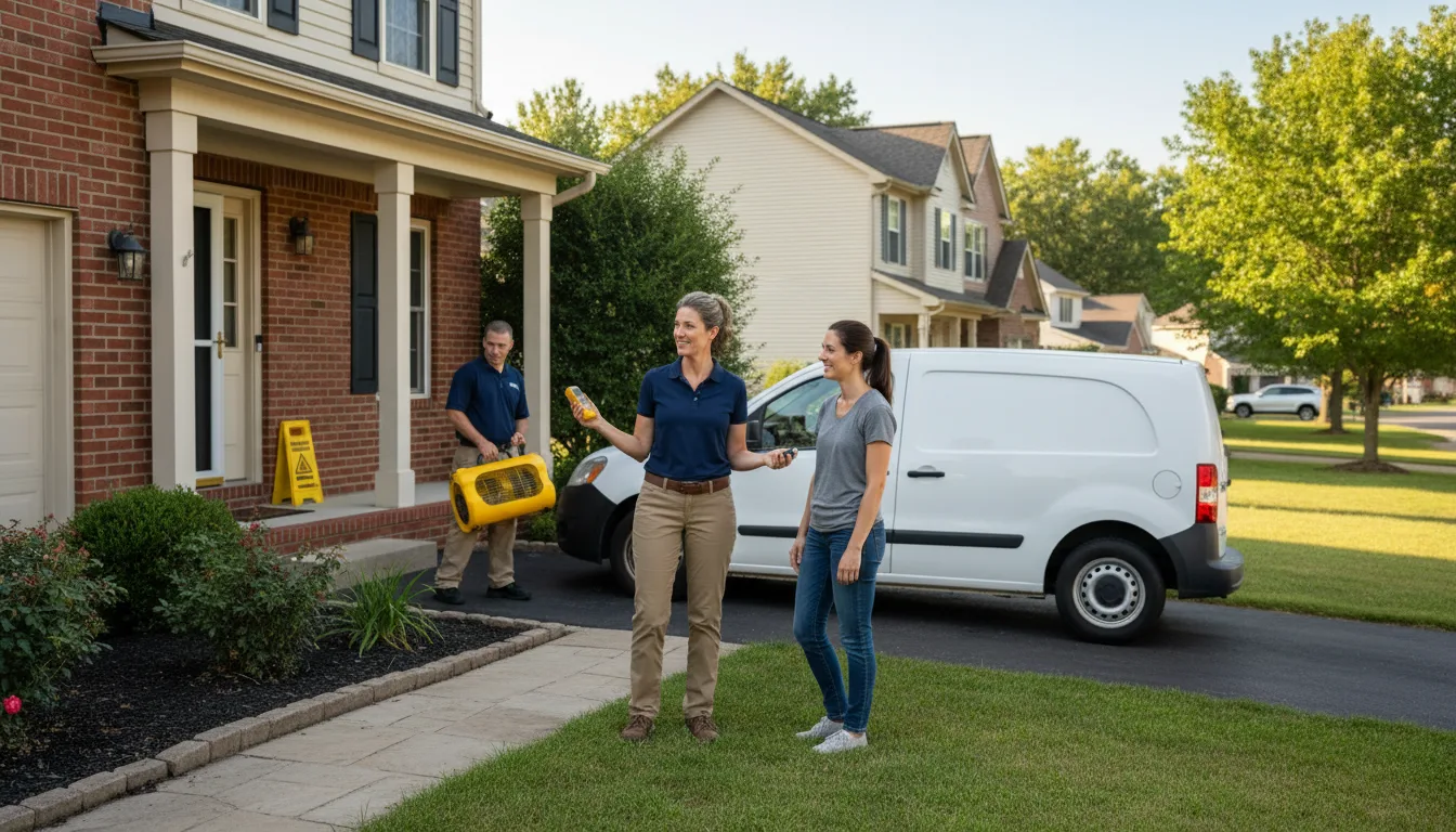 Water restoration image for Dehumidification And Cleanup Services in Chase City, VA